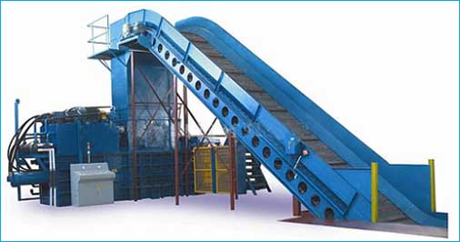 Horizontal  waste packing Baler